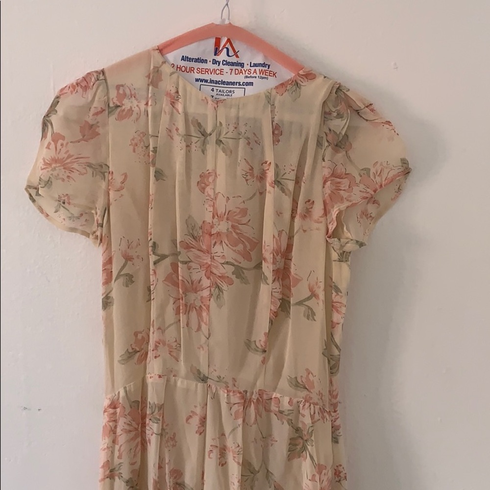 Reformation long floral dress